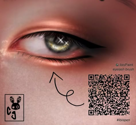 Eyeshadow Brush Ibis Paint, Ibis Paint X Brushes Qr Code Eyelash, Ibis Glow Brush, Ibis Paint Glow Effect, Eyelash Qr Code Ibis Paint, Eyelashes Brush Ibis Paint, Smudge Brush Ibispaint, Ibis Paint Brush Code Light, Olho Ibis Paint