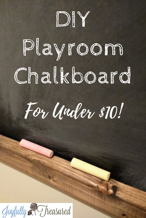 Playroom Chalkboard, Chalkboard Wall Kids, Chalkboard Wall Playroom, Fun Playroom Ideas, Chalkboard Contact Paper, Playroom Table, Kids Chalkboard, Diy Playroom, Basement Playroom