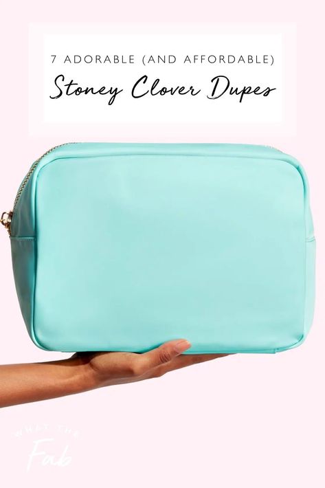 Stoney Clover is known for their ultra-cute, trendy travel accessories that have tons of customization options. All those personalization appliques don't come cheap! If you want the Stoney Clover look without the price tag, click this pin! where to find Stoney Clover dupes, Stoney Clover replicas, Stoney Clover on sale Stoney Clover Pouch Ideas, Stony Clover, Trendy Travel Accessories, Shopping On A Budget, Stoney Clover Lane, Stoney Clover, Stylish Fashion, Price Tag, Spot On