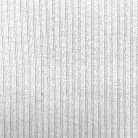 High-Quality Cotton 2X1 Rib Fabric - 48 Inches Wide, White Introducing FabricLA's premium Cotton 2X1 Rib Fabric, a versatile and durable fabric perfect for a wide range of applications. Available in a clean, classic White color, this fabric is designed to offer both comfort and style. Key Features: Material: Made from 100% high-quality cotton, ensuring breathability and softness. 2X1 Rib Knit: Offers excellent stretch and recovery, making it ideal for fitted garments and accessories. Width: 48 i Ribbed Fabric Texture, Rib Knit Fabric, White Fabric, White Fabric Texture, How To Make Headbands, White Jersey, Wristbands, Fabric Texture, Create T Shirt