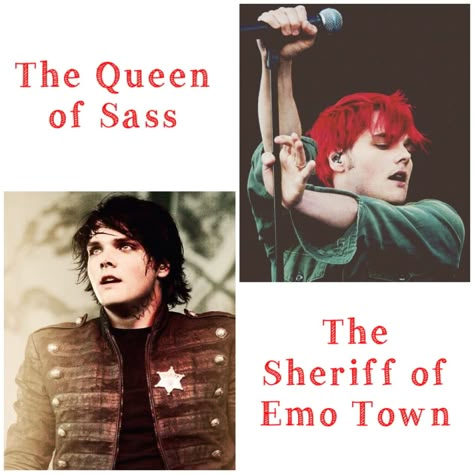 Mcr Revenge, Queen Memes Funny, Sass Queen, My Chemical Romance Memes, Mcr Memes Funny, Emo Quartet, Emo Band Memes Funny, Never Fall In Love, Mcr Memes