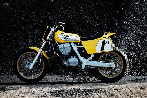 Can you turn the BMW F650 Funduro into a street tracker? | Bike EXIF Tracker Bike, Cb400 Cafe Racer, Honda Dominator, Honda Cb400, Custom Bmw, Bmw Boxer, Bike Exif, Bmw Cafe Racer, Scrambler Motorcycle