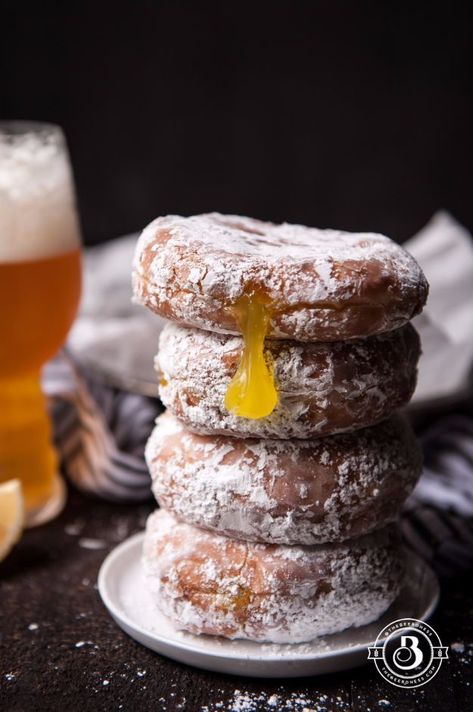 Beer Dessert, Cooking With Beer, Beer Cheese, Pub Food, Beer Recipes, Lemon Curd, Beignets, Pavlova, Ipa