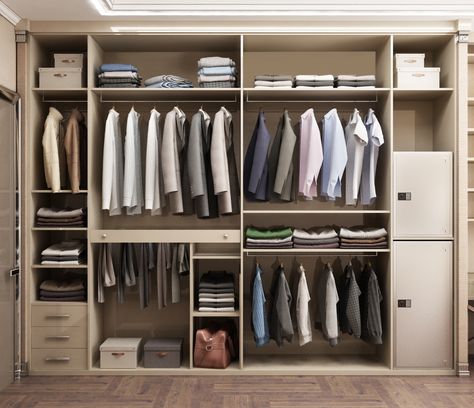 Wardrobe Partition Ideas, Wardrobe Partition, Cupboard Ideas, Wardrobe Organization, Wardrobe Interior, Armoire Dressing, Bedroom Cupboards, Wardrobe Organisation, Wardrobe Room