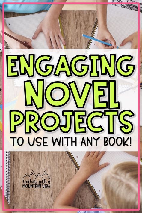 Novel projects are engaging ways to boost comprehension and hold students accountable or independent reading. The best novel projects for 3rd, 4th, and 5th grades Includes several FREE projects and ideas that need very few supplies! Middle School Novel Studies, Novel Study Project, Novel Projects, 4th Grade Books, 3rd Grade Books, Teaching Community, Novel Activities, Novel Study Activities, Book Tasting