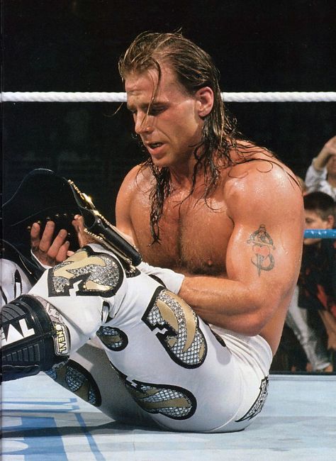 Shawn Micheals Wwe Shawn Michaels, Wwf Superstars, The Heartbreak Kid, Wwe Hall Of Fame, Wwe Tna, Wrestling Stars, Wwe Legends, Shawn Michaels, Iconic Moments