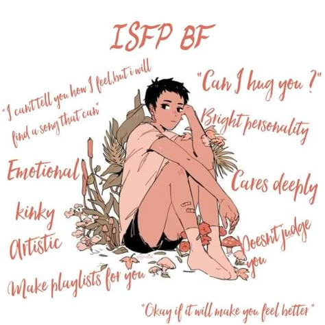 Isfp Boyfriends, Istp Mbti Boyfriend, Isfp Boyfriend, Mbti Boyfriend, Infp Boyfriend, Istp Boyfriend, Isfp Type, Types Of Bf, Couple Types