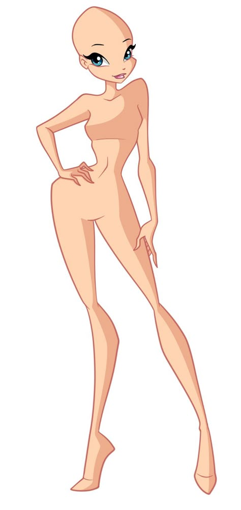 Winx Base, Fashion Illustration Poses, Body Template, Body Base Drawing, Oc Base, Character Base, Anime Base, Drawing Templates, Character Poses