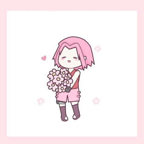 Sakura Cute Icon, Haruno Sakura Fanart, Sakura Cute, Sakura Haruno Icons, Cute Sakura, Sakura Fanart, Sakura Anime, Sakura Naruto, Sakura Icons