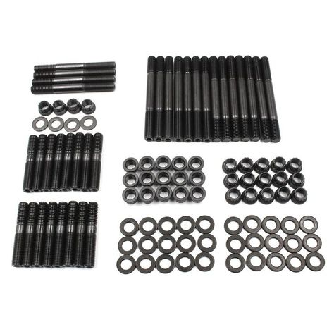 12-Point Cylinder Gasket Head Stud Bolt Kit Compatible with Chevy Small Block SBC 350 265 267 283 302 305 307 327 Engines 134 Cylinder Head, Engine Parts, Nuts, Chevy, Car Detailing, Old Things, Engineering, Cars Trucks, Things To Sell