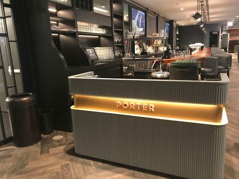 Counter Back Wall Design, Cash Counter Back Wall Designs, Reception Counter Ideas, Shiplap Wall Paneling, Cash Counter Design, Mobile Shop Design, Counter Ideas, Jewelry Store Interior, Cash Counter