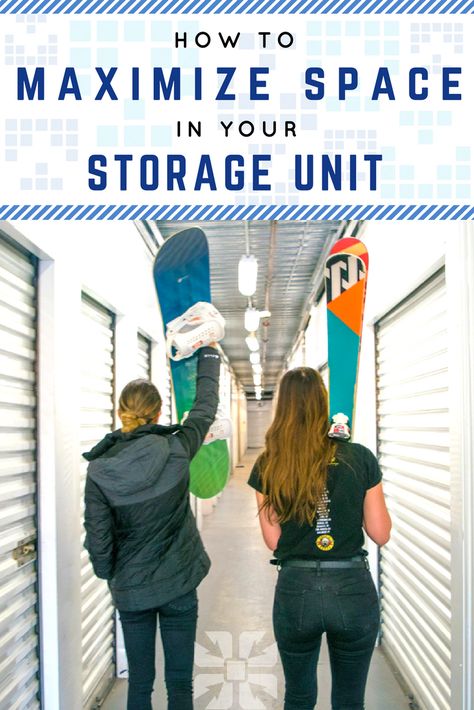 How to Maximize Space in Your Storage Unit Organize Storage Unit, Storage Unit Organization Ideas, Storage Unit Sizes, Storage Unit Organization, Self Storage Units, Under Sink Organization, Project Organization, Lid Organizer, Binder Organization