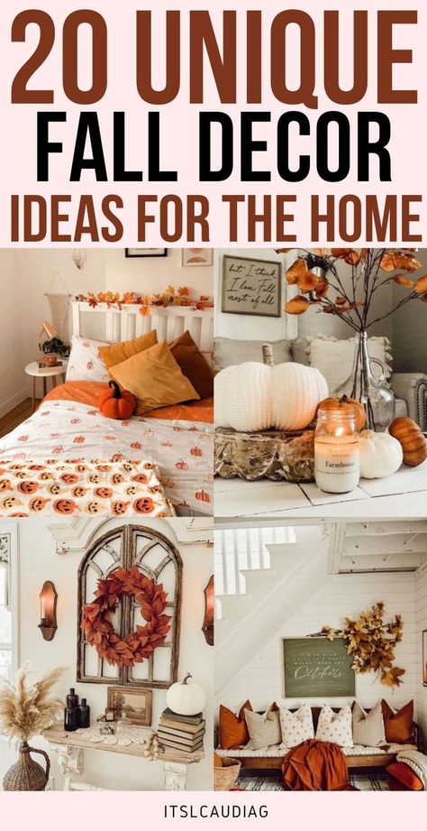 Fall Decor Ideas Inside Home, Fall And Halloween Decor Ideas Living Room, Inside Fall Decorating Ideas, Small Living Room Fall Decor Ideas, Simple Fall Home Decor Ideas, Small Space Fall Decor, Cozy Fall Decor Ideas For The Home, Cozy Fall Living Room Decorating Ideas, Small Bathroom Fall Decorations