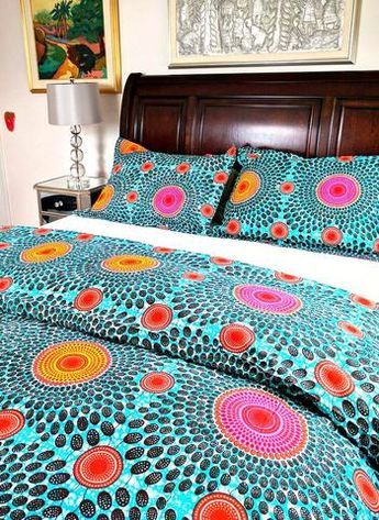 Classic Duvet Covers, African Interior Design, African Furniture, African Inspired Decor, African Interior, Afrikaanse Mode, African Home Decor, African Decor, African Print Fabric