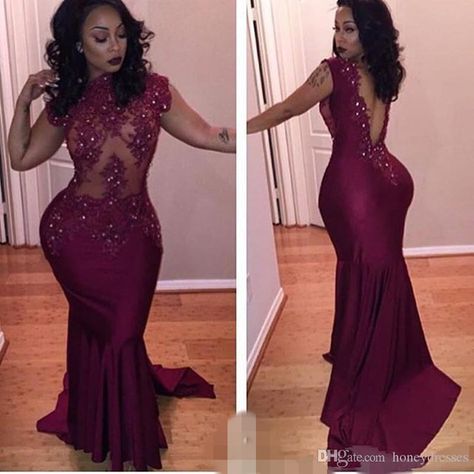 Long Evening Dresses, Prom Dresses 2017, Burgundy Prom Dress, Prom Dresses Sleeveless, Satin Prom Dress, Prom Dresses Lace, Mermaid Fashion, Mermaid Prom Dresses, Evening Dresses Long