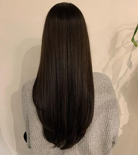 Dark Chestnut Hair, Dark Brown Long Hair, Dark Brown Hair Color Ideas, Espresso Hair, Bob Pixie Haircut, Espresso Hair Color, Mocha Brown Hair, Hair Color Styles, Deep Brown Hair