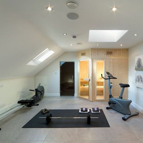 The 5 Best Home Gym Flooring Ideas | Family Handyman Basement Workout Room, Basement Home Gym, House Gym, Home Gym Flooring, Extra Space Storage, Workout Room Home, Basement Gym, Exercise Room, Gym Room At Home