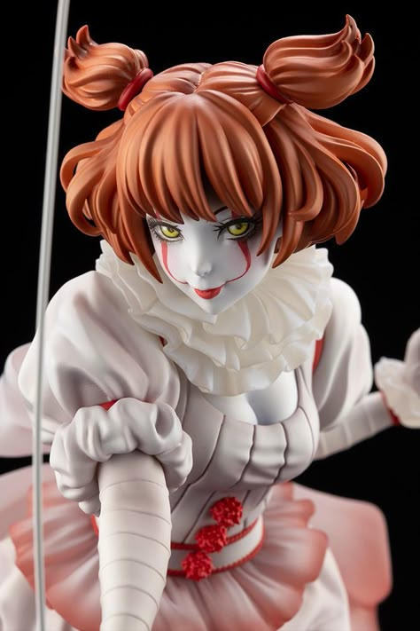 It Pennywise, It 2017, Anime Figurines, Red Balloon, Anime Figures, 3d Art, Art Reference, Original Designs, Action Figures