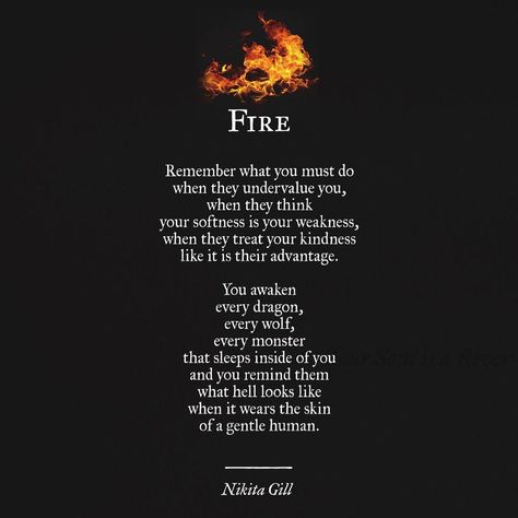 1,838 Likes, 53 Comments - Nikita Gill (@nikita_gill) on Instagram: “From my YA poetry collection for survivors, Wild Embers. Sharing this on request from a follower…” Fire Poem, Nikita Gill, Poems Beautiful, Poetry Collection, Book Writing Inspiration, More Than Words, Quotes About Strength, Wonderful Words, Poetry Quotes