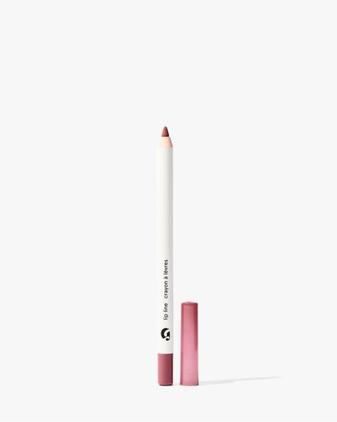 Lip Line Lip Liners Aesthetic, Lip Liner Pale Skin, Glossier Lip Liner, Lipliner Aesthetic, Glossier You Look Good, Pink Lip Liner, Bathroom Stock, Glossier Lip, Body Hero