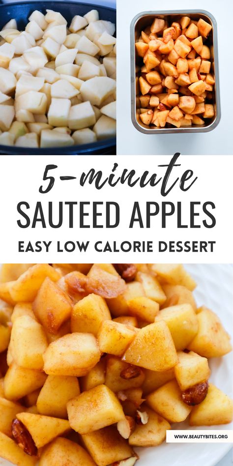 Paleo Apple Recipes Easy, Low Calorie Cinnamon Apples, Apples And Oats Recipes Healthy, Apple Keto Recipes, Crockpot Cinnamon Apples Healthy, Sauted Apples Healthy, Low Carb Baked Apples Recipes, Bake Apples Recipe, Sauteed Apples Cinnamon Healthy