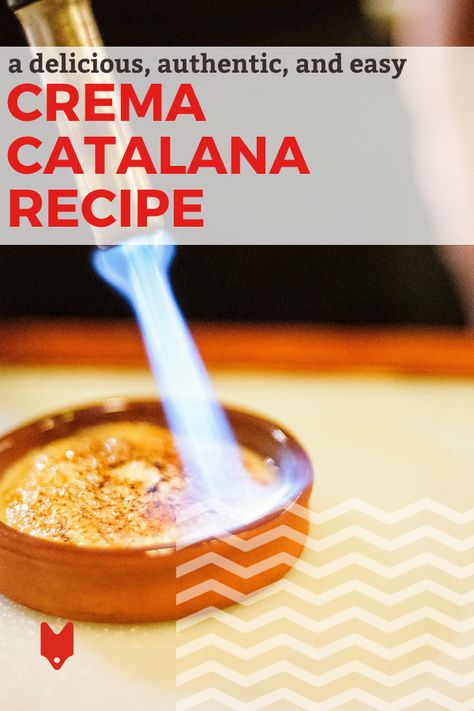 “No Crema Catalana Recipe, Cold Sweets, Barcelona Tapas, Crema Recipe, Wellington Recipe, Cream Brulee, Beef Wellington Recipe, Brulee Recipe, Custard Desserts