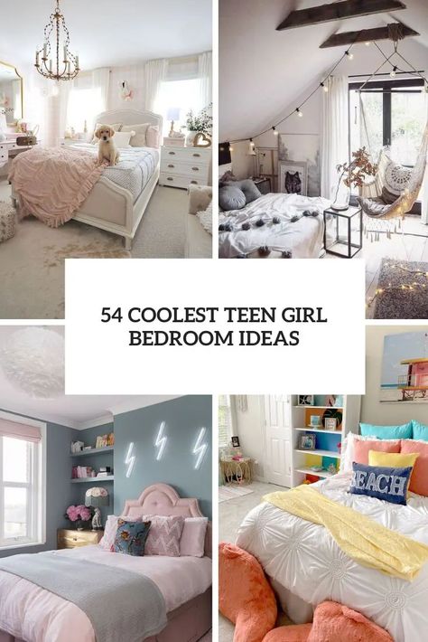 54 Coolest Teen Girl Bedroom Ideas - DigsDigs Pb Teen Girls Bedroom, Preteen Girls Bedroom Ideas Boho, Boho Teenage Girl Bedrooms, Teenage Bedroom Ideas, Bedroom Ideas Beach, Boho Teen Bedroom, Teen Girl Bedroom Ideas, Girl Bedroom Ideas