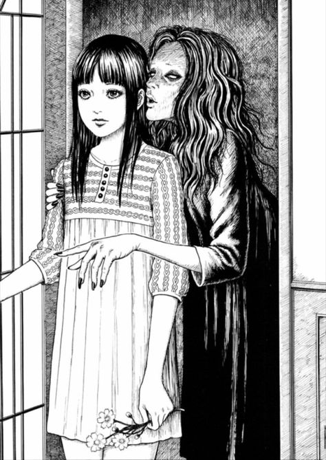 Japanese Horror, 다크 판타지, Junji Ito, Manga Artist, Arte Inspo, Scary Art, Creepy Art, Horror Art, Manga Comics