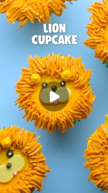 So Yummy on Instagram: "Sink your teeth into this ferociously cute lion cupcake! 🦁🧁" Giraffe Cupcakes, Lion Cupcakes, Lion Cake, Lion Birthday, Cute Lion, So Yummy, Cake Decorating, Cupcake, Lion