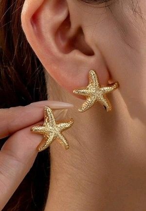 Vacation Earrings, Women Stud Earrings, Baby Fashionista, Earrings Aesthetic, Earrings Acrylic, Contemporary Earrings, Starfish Earrings, Silver Jewelry Necklace, Tassel Drop Earrings