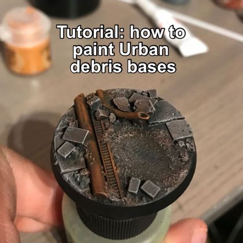 Urban Bases 40k, Miniature Bases Warhammer 40k, Tyranid Bases, Warhammer 40k Base Ideas, Miniature Bases Ideas, 40k Base Ideas, Warhammer Bases Ideas, Warhammer 40k Bases, Basing Miniatures