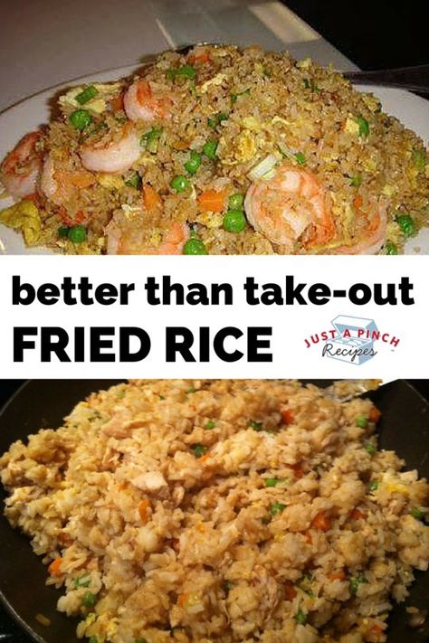 "I have made this recipe several times since pinching it. We love it! Tastes just like one of our Japanese steakhouse restaurants. Thanks so much for sharing... now my family can have Chinese take-out without leaving the house!" Chinese Rice Dishes, Wok Recipes, Japanese Steakhouse, Chinese Foods, Chinese Rice, Mapo Tofu, Arroz Frito, Chinese Takeout, Cook Chicken