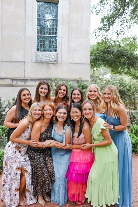 Formal Chapter Outfits Sorority, Sorority Formal Captions Instagram, Sorority Formal Pictures, Sorority Poses Photo Shoots, Sorority Instagram Pictures, Sorority Instagram Ideas, College Formal, Sorority Formal, Insta Goals