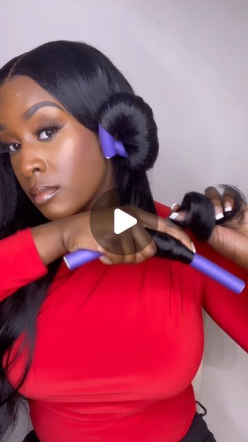 LUXURY WIGS & HAIR EXTENSIONS on Instagram: "*SAVE THIS VIDEO FOR LATER* 

We hope you ladies are enjoying these quick tutorials ! We’re giving you all the beginner friendly tips and tricks to maintain your investment & keep it looking it’s best. 

After doing these steps, you can remove your glueless wig (or keep it on if you prefer ) and allow the curls to set for a few hours. 

Once the flexirods  are removed , your wig will be styled and ready to go 💋

This is your last chance to save $175 OFF ANY WIG on our website plus 20% off all frontals, bundles and closures.  Use CODE : BLACKFRIDAY23 at checkout. 

Wig details : 
MALIA
Glueless HD Frontal 
350 grams 
 Virgin blow out straight 
26”

All our units come with: 
✅Bleached knots , 
✅An Elastic band
✅Customized hairline 
✅Completely St Curling Straight Wig, How To Style Closure Wigs, How To Curl A Synthetic Wig, Curling A Wig, How To Curl Synthetic Wigs, How To Style Frontal Wigs, Flexirods On Straight Hair, Curled Ends Hairstyles, Bouncy Curls Black Women