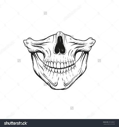 Skull Mouth Hand Tattoo, Mouth Hand Tattoo, Hand Tattoo Drawing, Tattoo Design Hand, Skull Jaw, Mouth Tattoo, Small Wave Tattoo, Skull Hand Tattoo, Skull Art Drawing