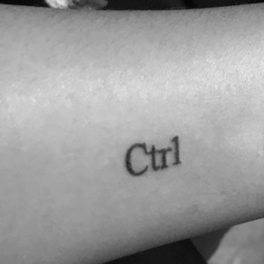 Ctrl Inspired Tattoos, Small Tattoo Sza, Sza Ctrl Inspired Tattoos, Sza Ctrl Tattoos, Sza Tattoos Idea, Ctrl Tattoo, Ctrl Sza Tattoo, Sza Tattoos, Tattoos Infinity