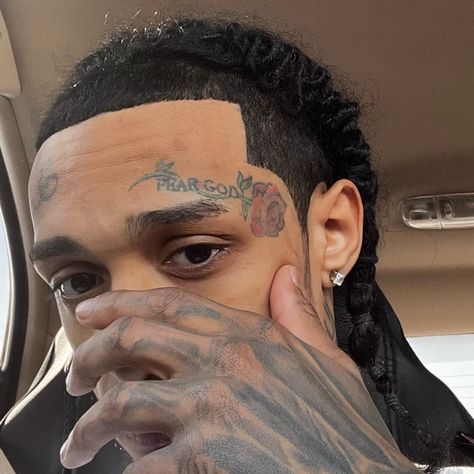 Face Tat Ideas, Face Tats Men, Side Face Tattoo Men, Black Men Neck Tattoos, Face Tattoos Men, Face Tattoo Men, Calf Sleeve Tattoo, Chest Tattoo Drawings, Best Neck Tattoos