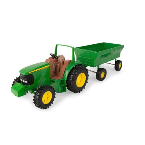 John Deere Tractor and Wagon - Walmart.com - Walmart.com John Deere Kids, Tractors For Kids, Classic Tractor, John Deere Tractor, Summer Toys, Farm Toys, Toddler Age, John Deere Tractors, Toy Trucks