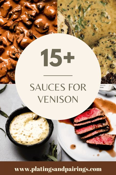 Venison is a lean, flavorful meat that can be cooked in a variety of ways. It is often served with a sauce to add richness and depth of flavor. Here are 15 sauces that go well with venison. Venison Steak Sauce, Venison Sauce Recipes, Italian Venison Recipes, Sauce For Venison Steak, What To Make With Venison Burger, Venison Medallions Recipes, Blackstrap Venison Recipes, Instant Pot Venison Recipes, Venison Appetizer Recipes