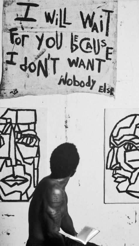 I Will Wait, Graffiti Quotes, Afrocentric Art, Trik Fotografi, Pretty Words, Pretty Quotes, Graphic Poster, Thoughts Quotes, Mood Pics