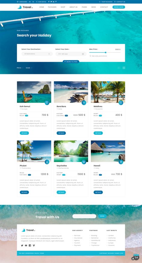 Top 10+ Travel Agency Website Templates & Live Demo | Travel Agency Website Design & Development Service Bangalore | Aero Business Solutions Hotel Website Design, Travel Website Templates, Travel Agency Website, Travel Website Design, Unique Website Design, Agency Website Design, Modern Website Design, Ui Design Website, Business Website Design