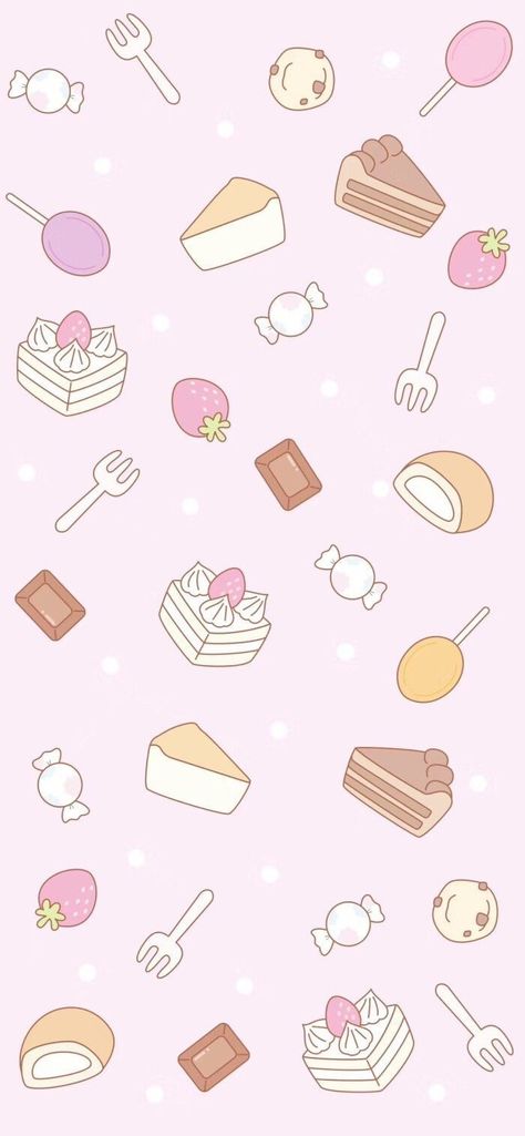 Pinky Pinky, Sanrio Wallpapers, Cute Food Wallpaper, Kawaii Wallpapers, Pink Food, Pastel Kawaii, Cute Food Art, Pink Foods, Cute Chihuahua