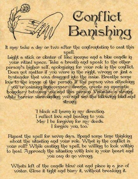 Conflict bashing spell Banishing Spell, Real Witches, Spell Books, Spell Work, Witch Stuff, Magic Spell Book, Reiki Symbols, Under Your Spell, Journal Stuff