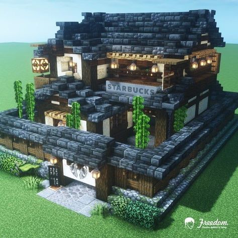 Architecture In Japan, Minecraft Japanese House, Minecraft Base, Minecraft Japanese, Rumah Minecraft Sederhana, Minecraft Structures, Minecraft House Plans, Minecraft Cottage, Easy Minecraft Houses