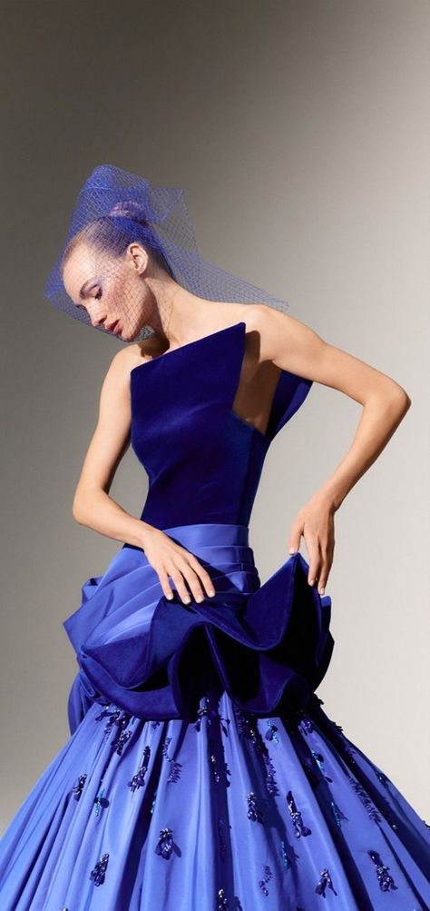 Wedding Outfit, Passion For Fashion, Cobalt Blue, Couture, Fashion Design, Blue, Design, Haute Couture