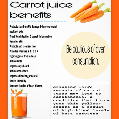 Carrot juice
Wellness 
Healthy 
Health benefits Carrots Juice, Free Radicals Antioxidant, Carrot Juice Benefits, Juice Benefits, Blood Sugar Control, Carrot Juice, Beta Carotene, Whole Body, Eye Health