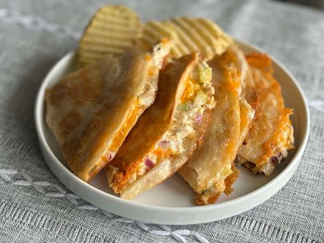 Tuna Melt Quesadilla Tuna Quesadilla, Tuna Melt Sandwich, Tuna Melt, The English Kitchen, Dinner For 2, English Kitchen, Tuna Melts, Hot Sandwich, Whats For Lunch