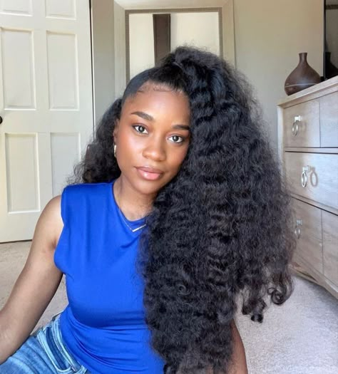 Natural Hair Fringe, Blown Out Natural Hairstyles, Curly Inspiration, Bangs Inspiration, Long Afro, Fav Hairstyles, Natural 4c Hair, 4a Hair, Natural Hair Goals