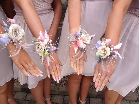 Wedding Corsages For Bridesmaids, Bridesmaids Corsages, Bridesmaid Wrist Corsage, Corsages Wedding, Wrist Corsage Wedding, Bridal Corsage, Wrist Corsages, Bridesmaid Corsage, Corsage And Boutonniere