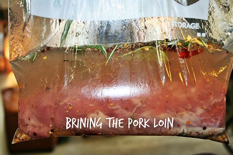 Brine Pork Loin, Brining Meat, Brine For Pork, Tenderloin Marinade, Loin Recipes, Smoked Pork Tenderloin, Ribs Recipes, Smoked Pork Loin, Smoked Pork Ribs